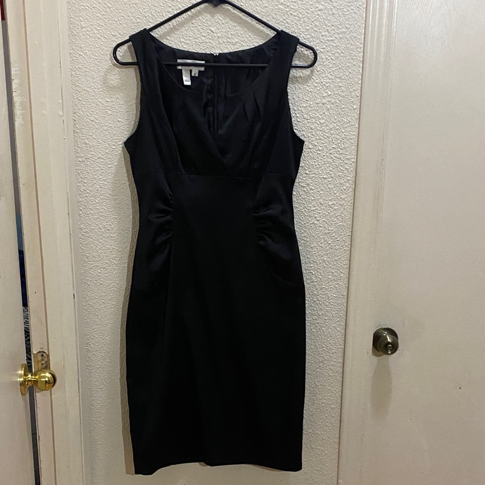 London Style Black Midi Dress